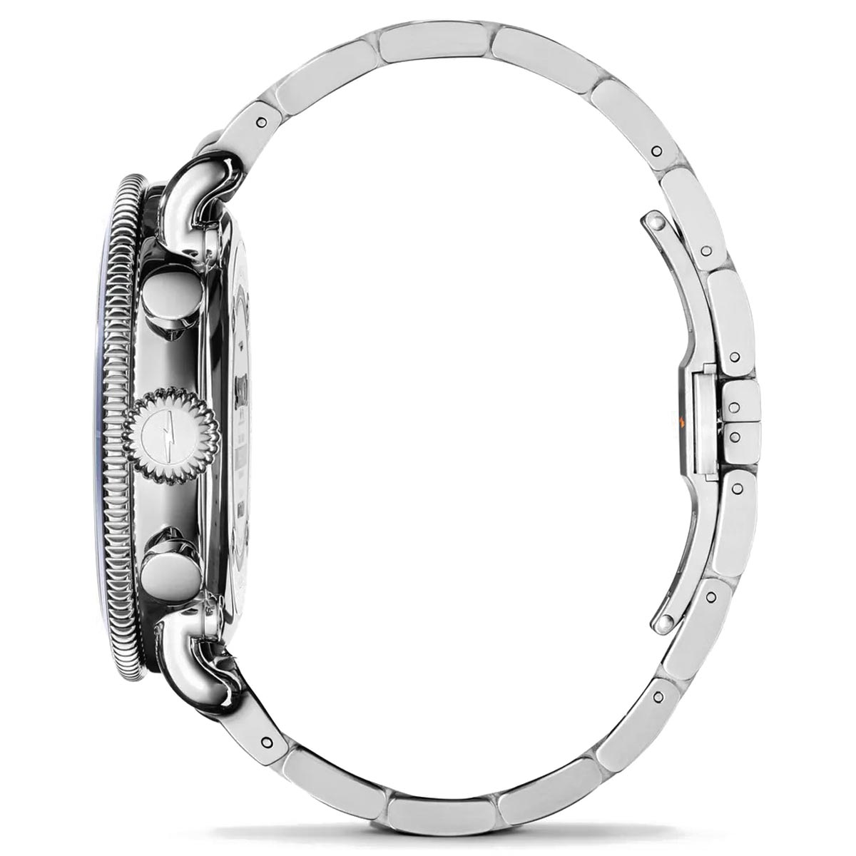 Shinola Runwell Sport Mens Chronograph Watch with Blue Dial and Stainless Steel Bracelet (quartz movement)
