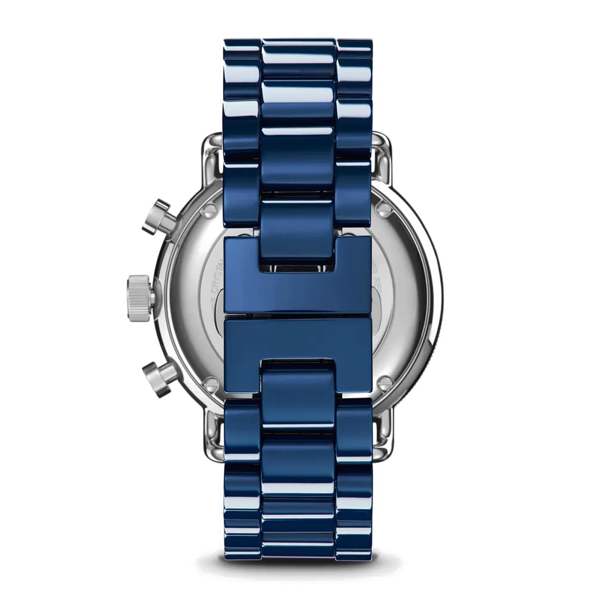 Shinola Canfield Sport Watch with Blue Dial and Blue Ceramic Bracelet (quartz movement)