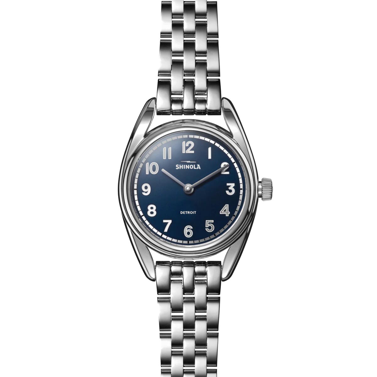 Shinola Derby Womens Watch with Blue Dial and Stainless Steel Bracelet (quartz movement)