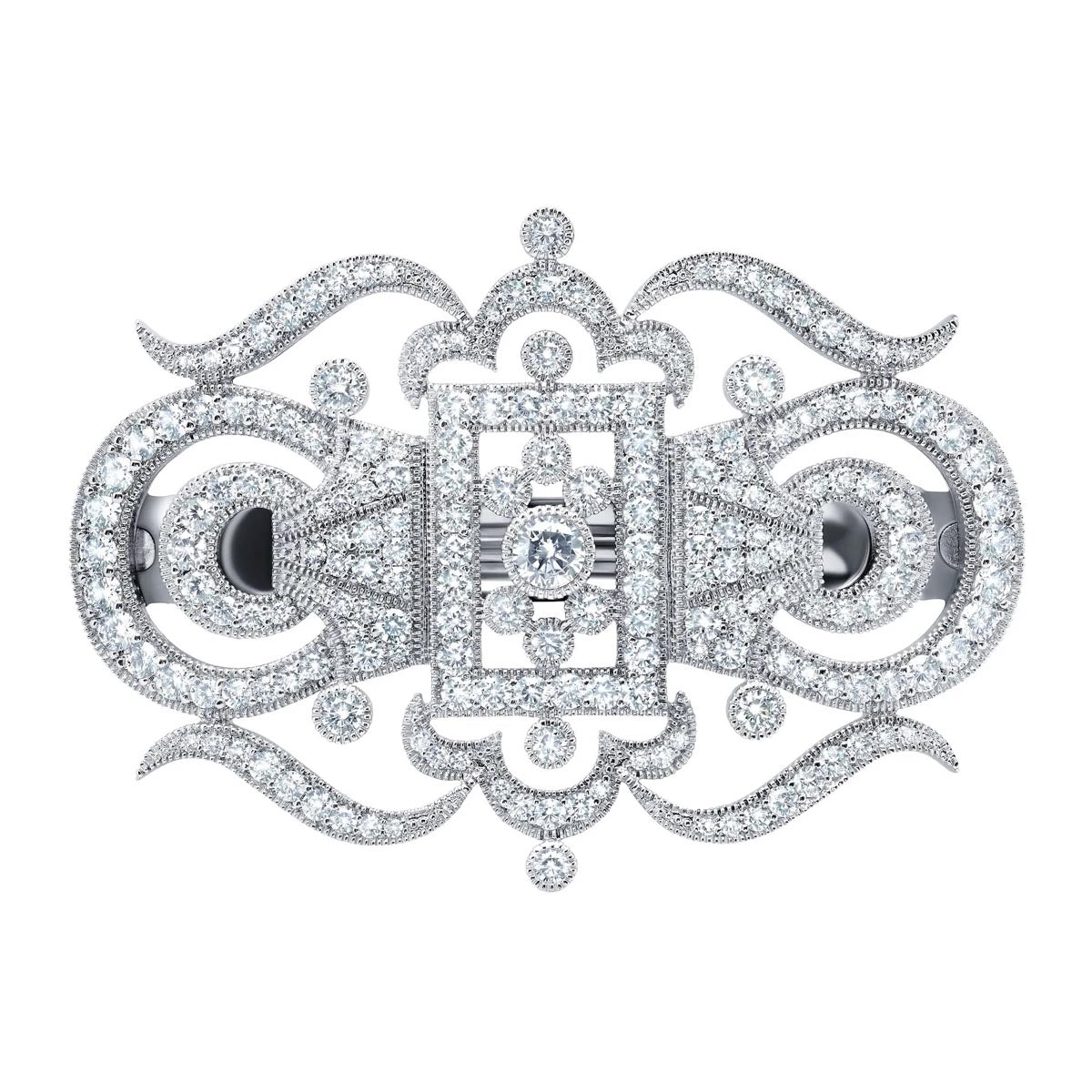 Andrew Prince by Crislu Circle and Scroll Hair Clip