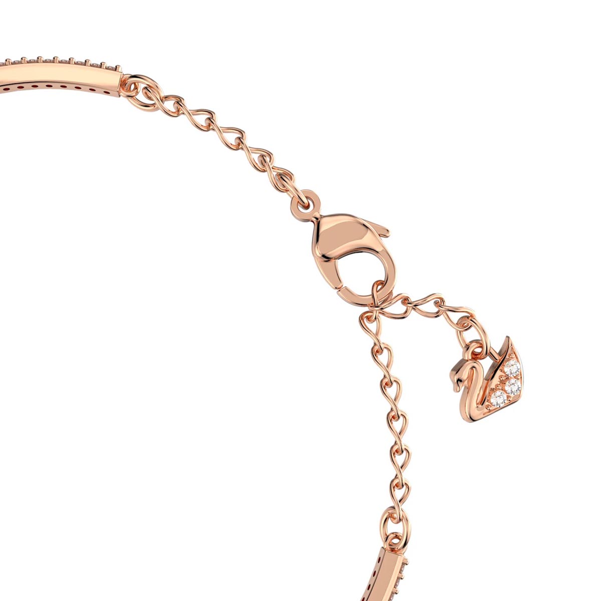 Swarovski Pink Crystal Dancing Clover Bangle Bracelet Day s Jewelers