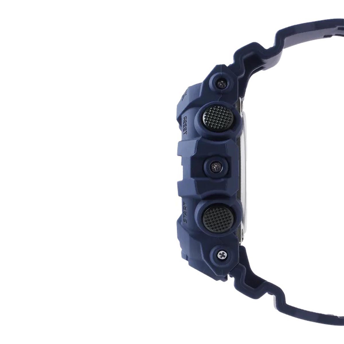 G Shock Mens Watch with Grey Dial and Blue Resin Strap (quartz movement)