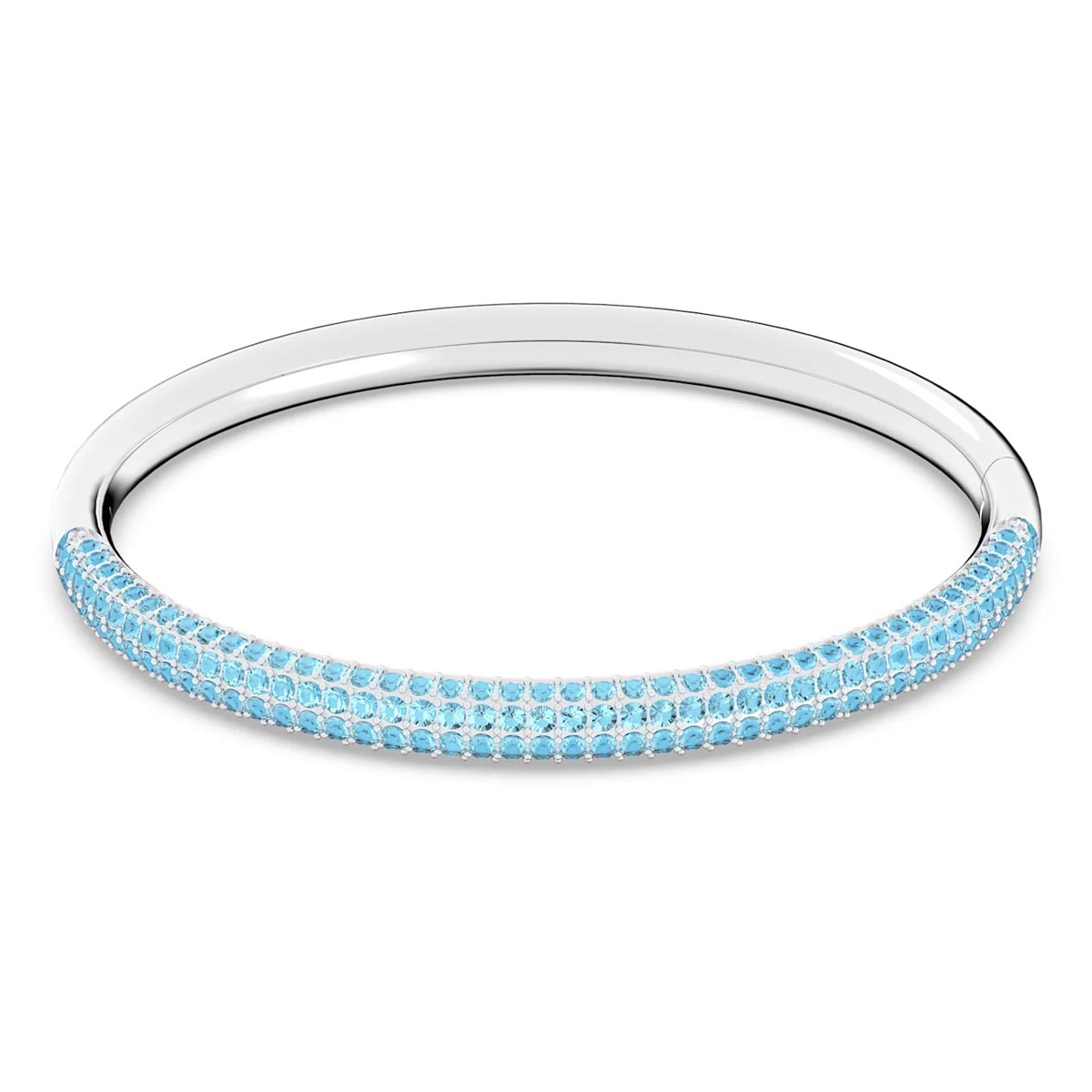 Swarovski Aqua Crystal Bangle Bracelet