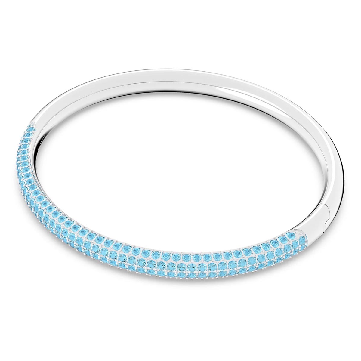 Swarovski Aqua Crystal Bangle Bracelet