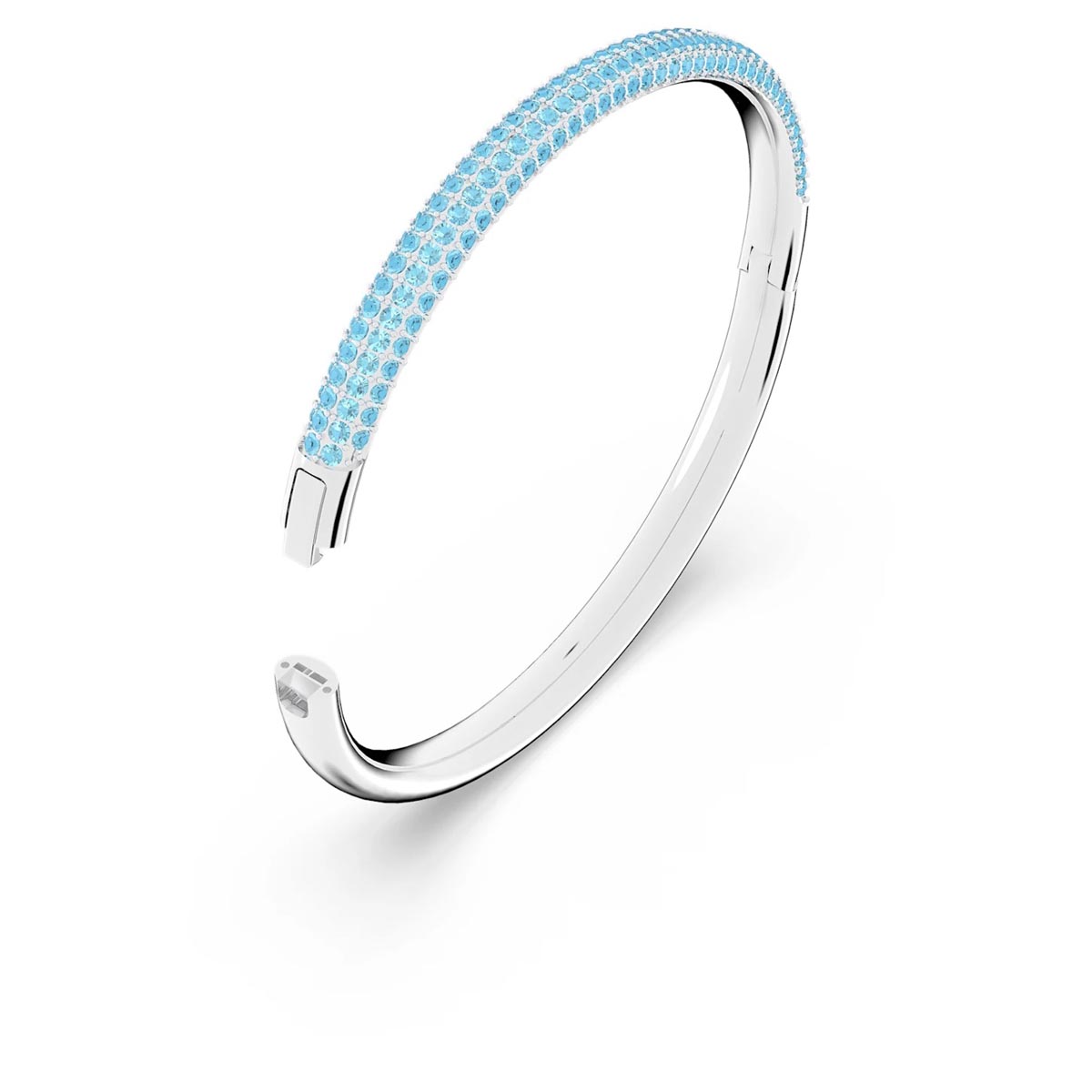Swarovski Aqua Crystal Bangle Bracelet