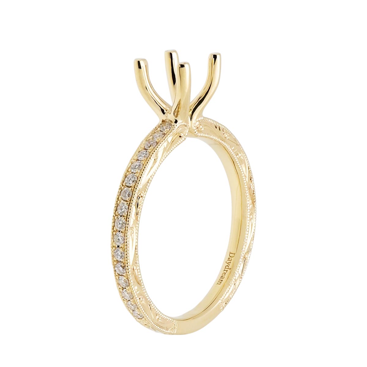 Diamond Engagement Ring Setting in 14kt Yellow Gold (1/4ct tw)