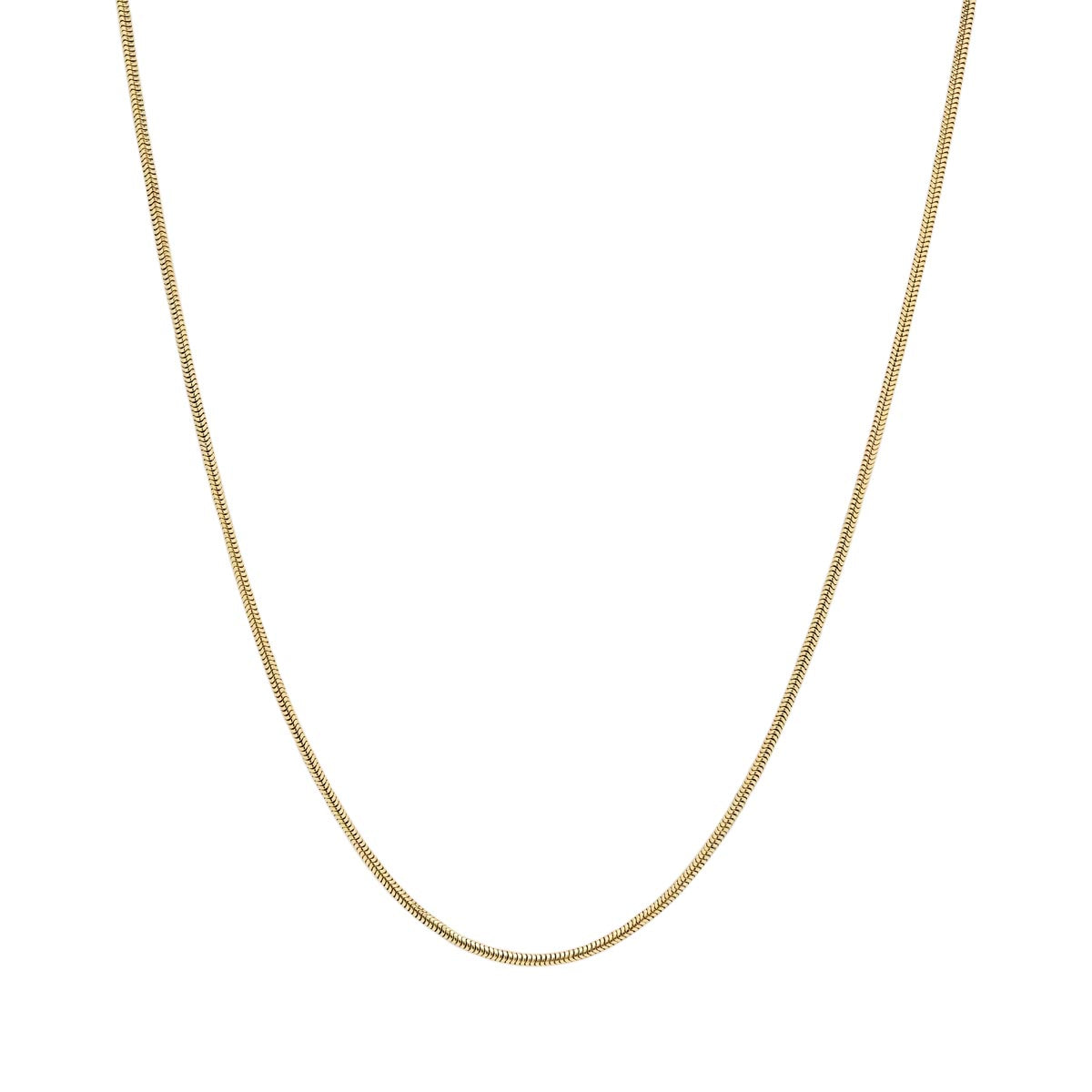 Estate Snake Chain in 14kt Yellow Gold (20 inches and 1.4mm wide)