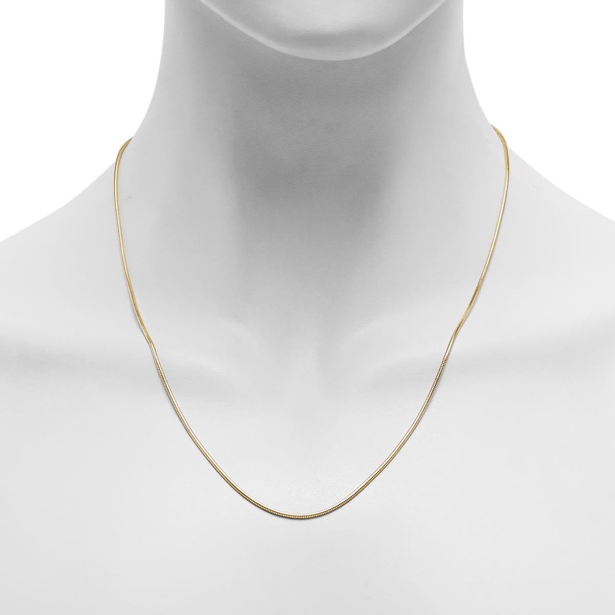 Estate Snake Chain in 14kt Yellow Gold (20 inches and 1.4mm wide)