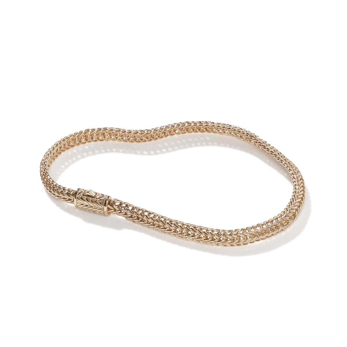 John Hardy Classic Chain Collection Kami Bracelet in 14kt Yellow Gold