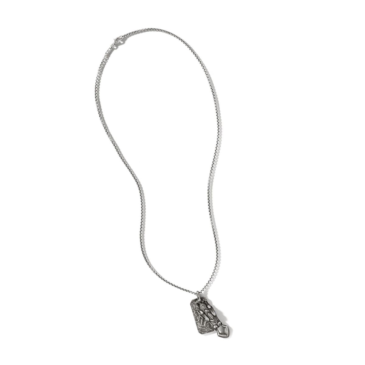 John Hardy Legends Naga Collection Sapphire Necklace in Sterling Silver