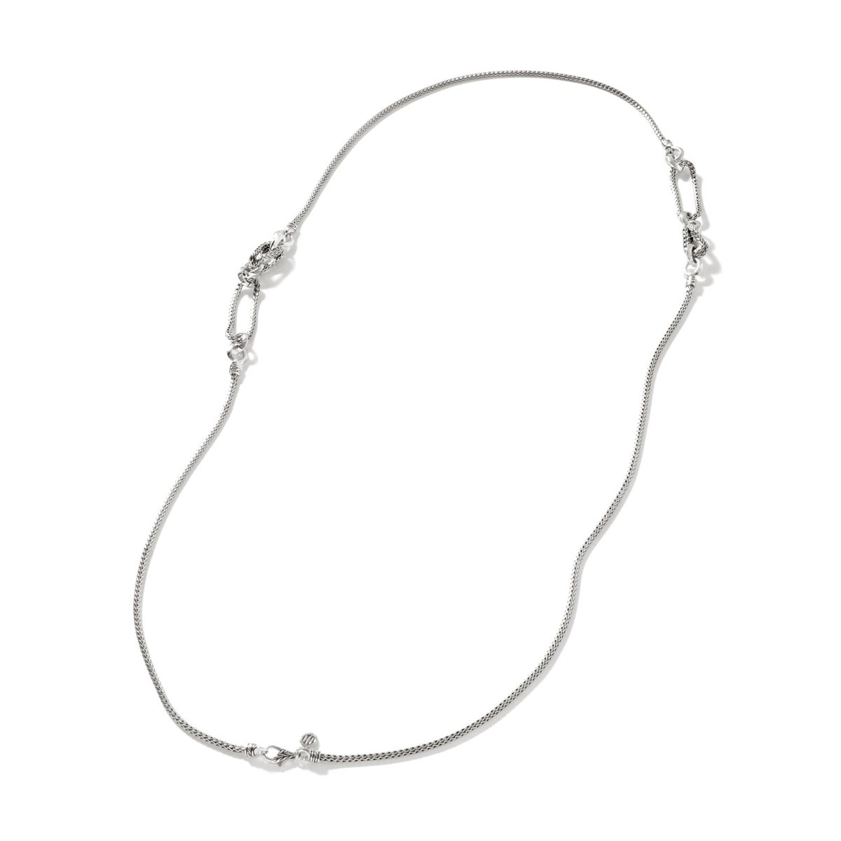 John Hardy Classic Chain Collection Asli Sautoir Necklace in Sterling Silver