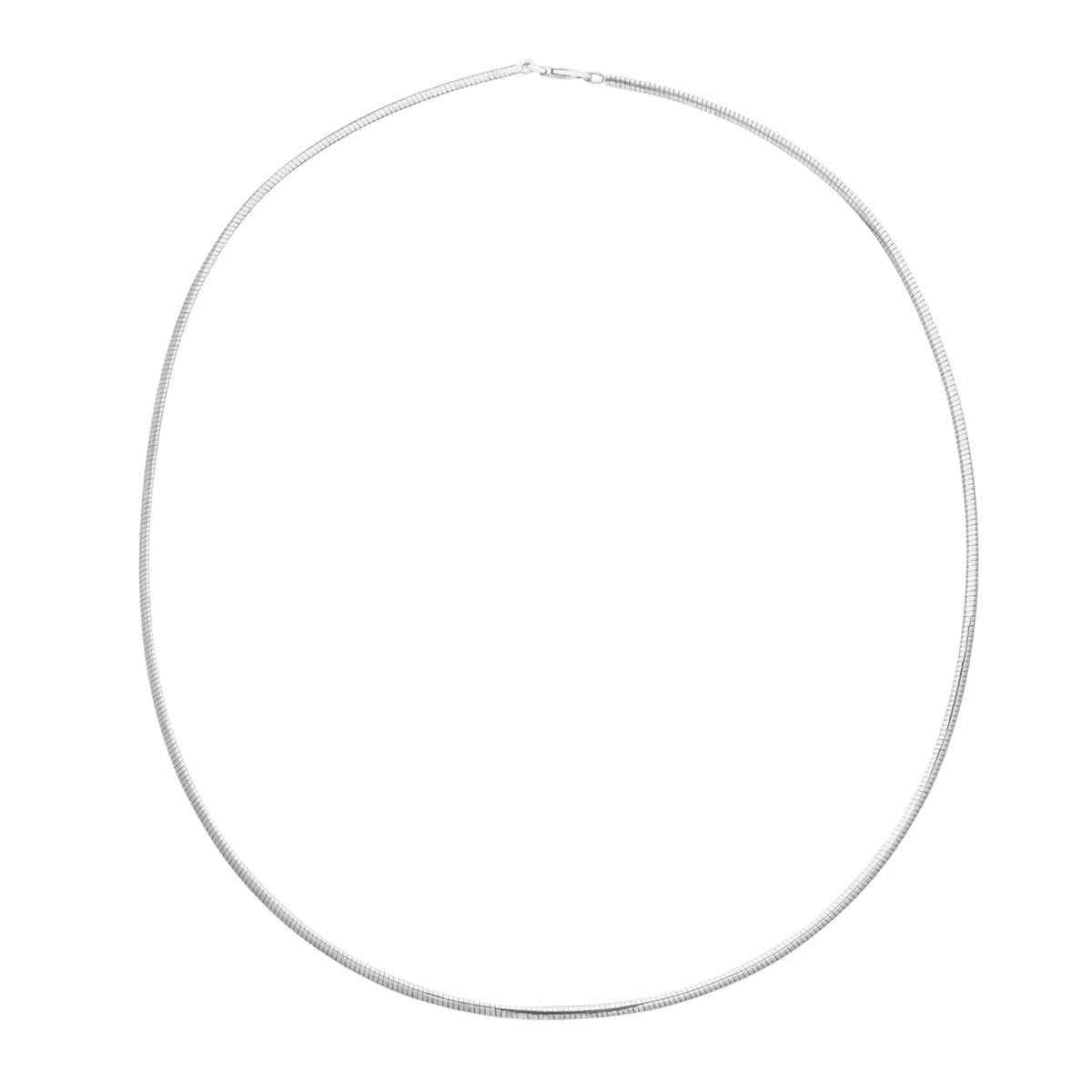 Omega Necklace in Sterling Silver