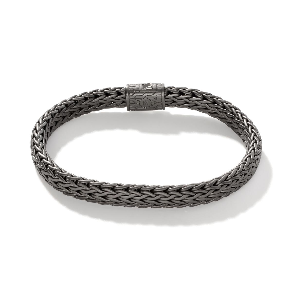 John Hardy Icon Bracelet in Sterling Silver with Matte Black Rhodium