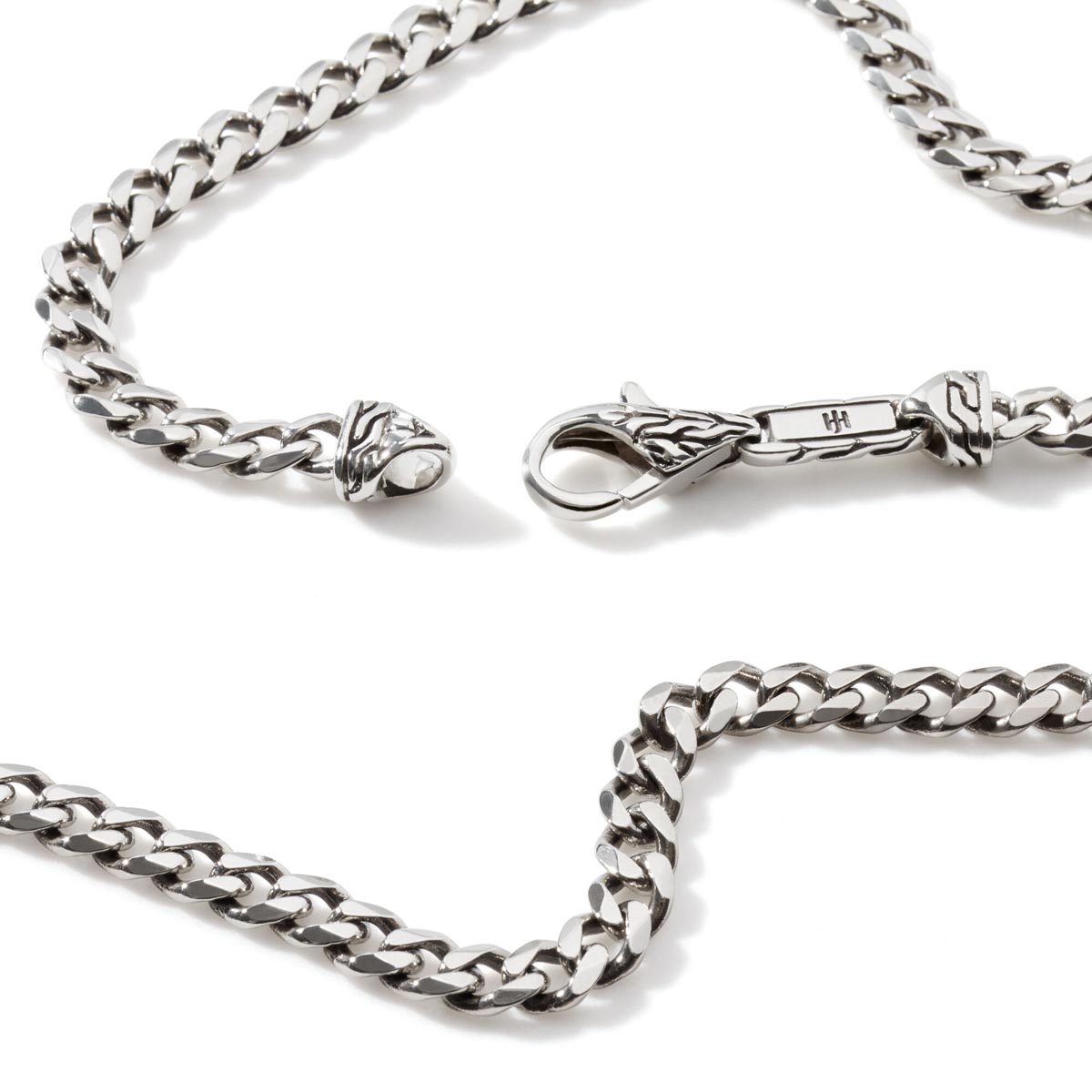 John Hardy Classic Chain Collection Curb Chain in Sterling Silver (22 inches and 3.9mm wide)