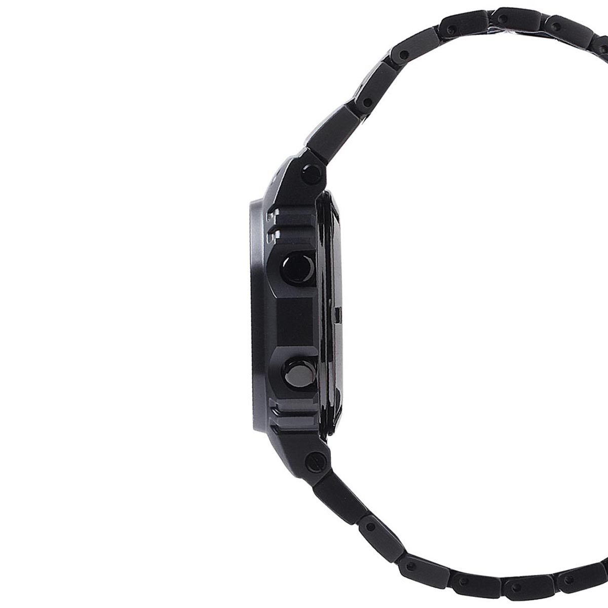 G Shock Full Metal 5000 Mens Watch with Black Dial and Black Ion Plated Bracelet (solar movement)