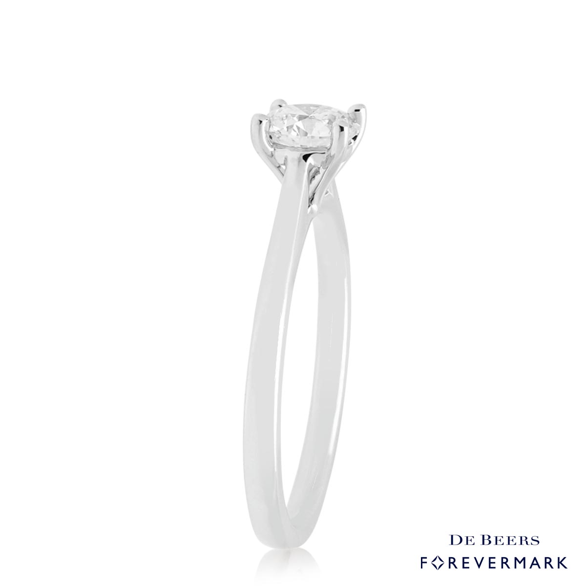 Forevermark Classic Diamond Solitaire Engagement Ring in 14kt White Gold (3/4ct)