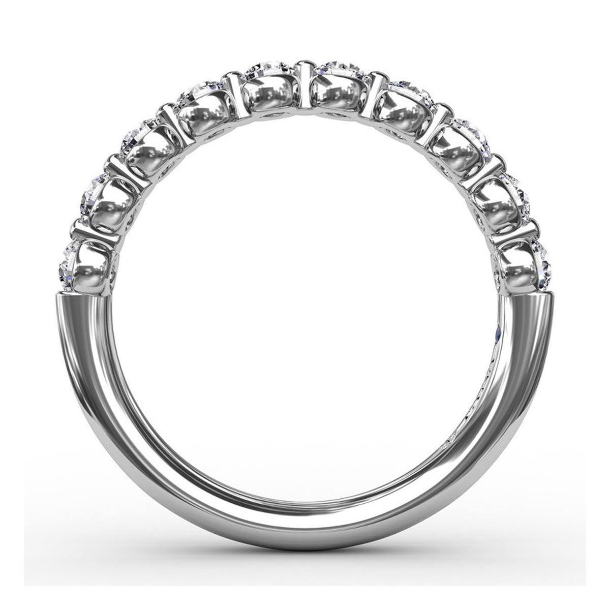 Fana Single Prong Set Diamond Anniversary Band in 14kt White Gold (5/8ct tw)