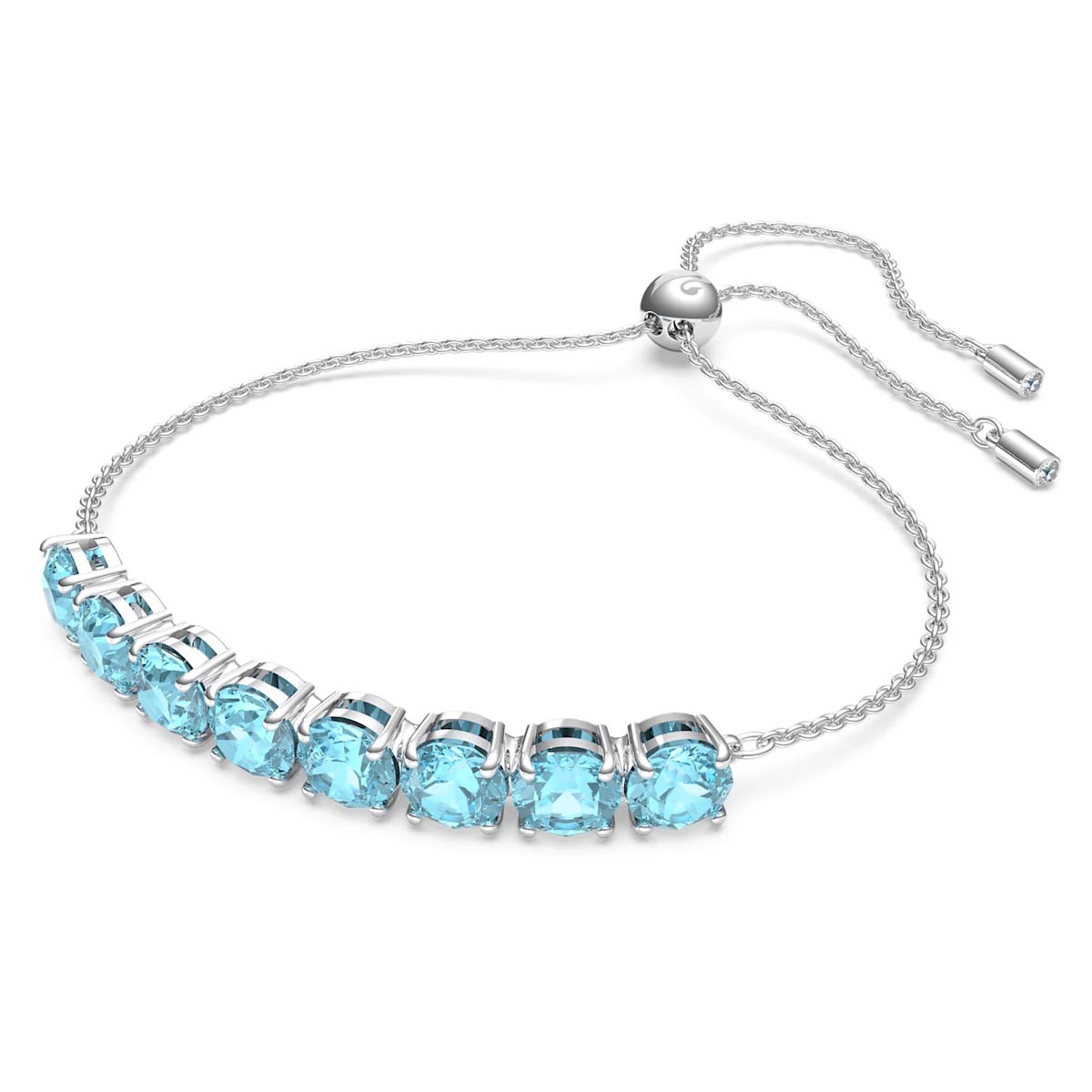 Swarovski Crystal Exalta Blue Bolo Bracelet