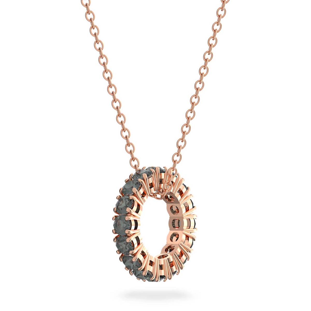 Swarovski Crystal Black Exalta Necklace