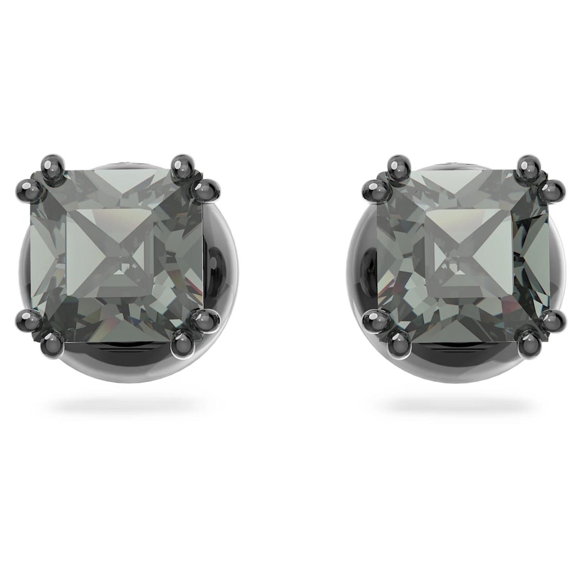 Swarovski Crystal Black Millenia Stud Earrings
