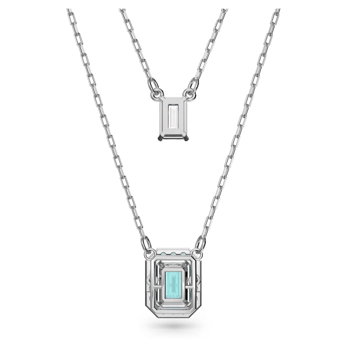 Swarovski Crystal Blue Millenia Layered Necklace