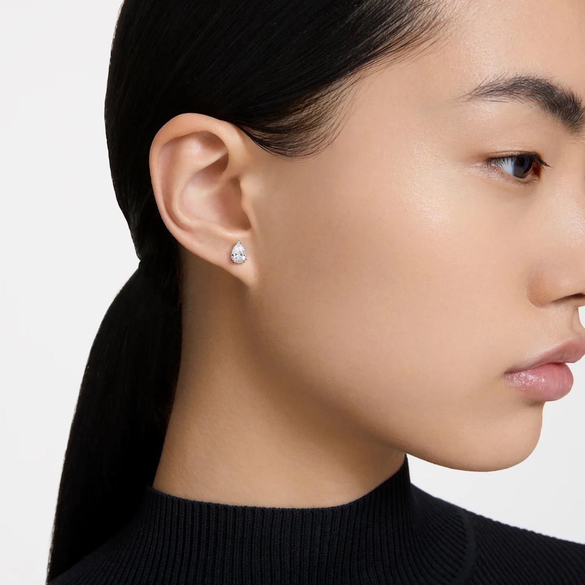 Swarovski Crystal Pear Shape Constella Stud Earrings
