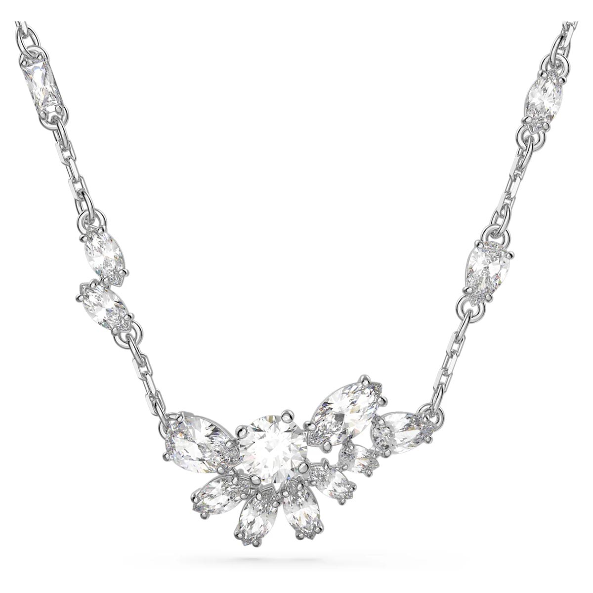 Swarovski Crystal Gema Flower Necklace