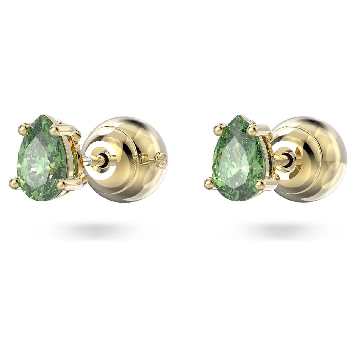 Swarovski Crystal Green Pear Shape Stilla Stud Earrings Day s