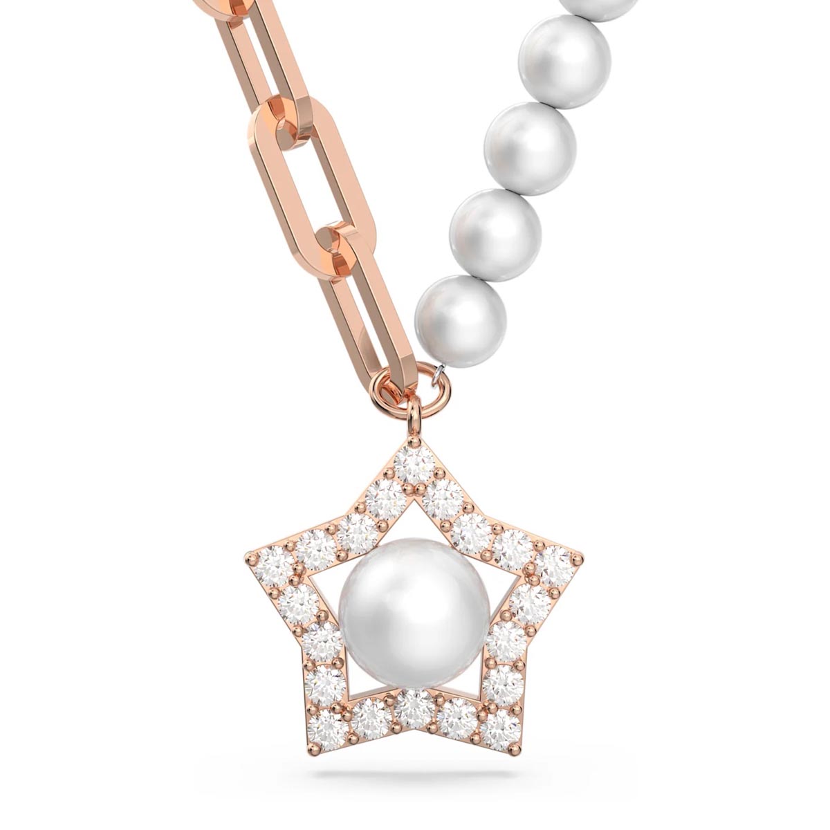 Swarovski Crystal Stella Pearl Star Necklace