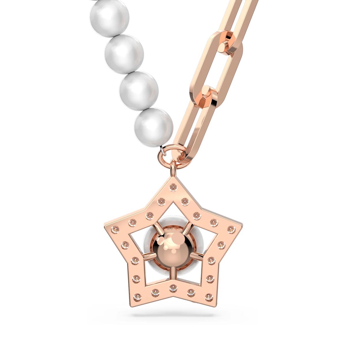 Swarovski Crystal Stella Pearl Star Necklace