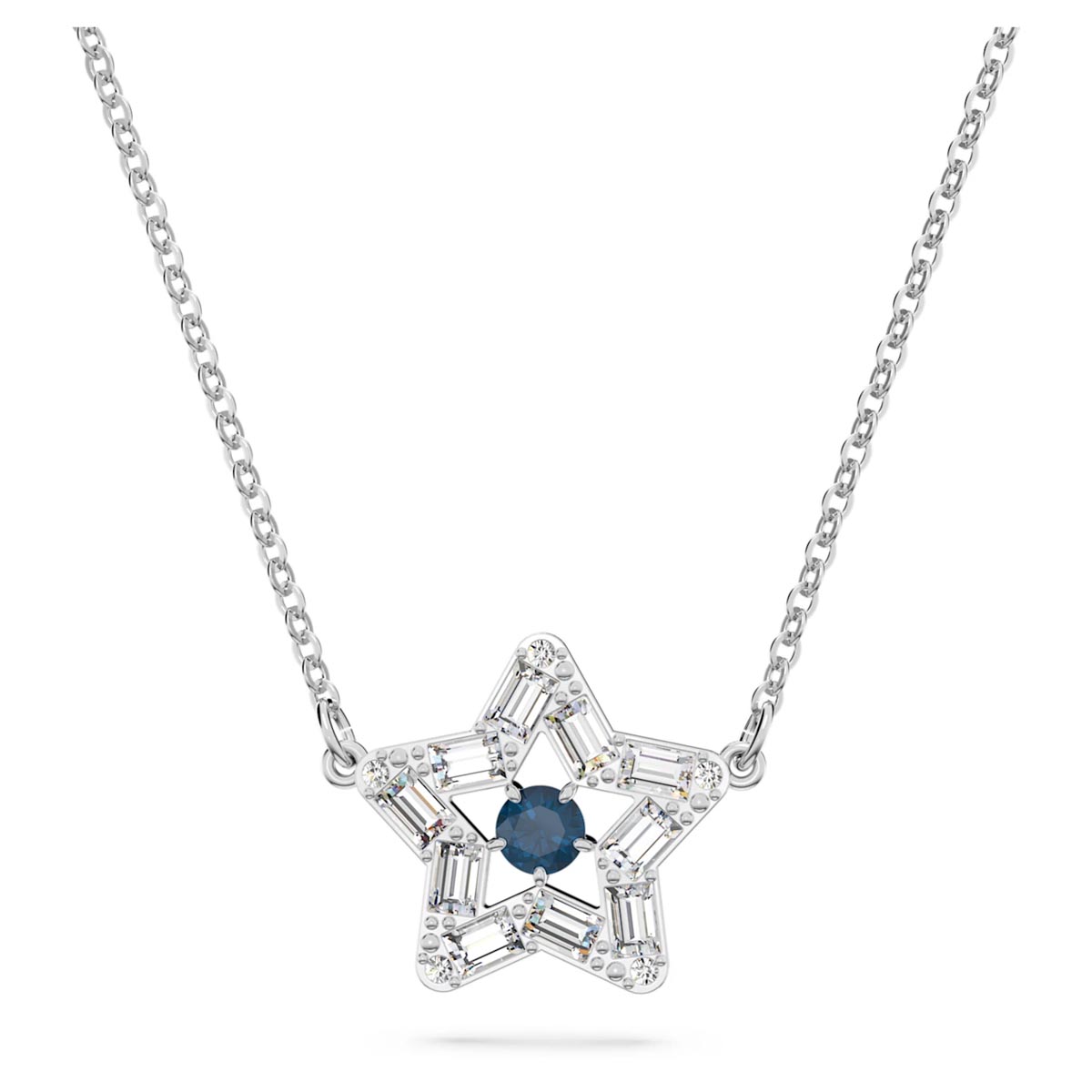Swarovski Crystal Blue Stella Star Necklace