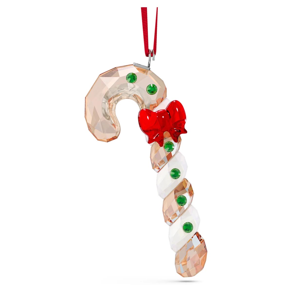 Swarovski Crystal Holiday Cheers Candy Cane Ornament