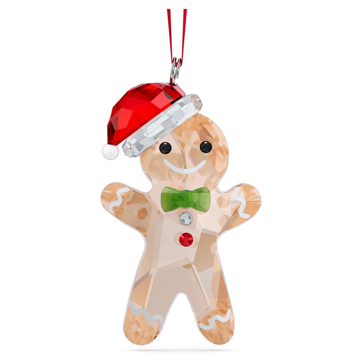 Swarovski Crystal Holiday Cheers Gingerbread Man Ornament