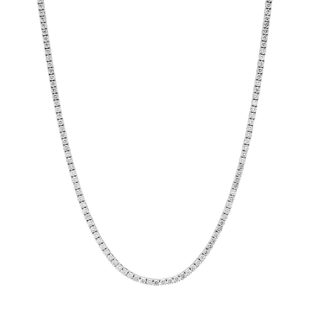 Diamond Necklace in 14kt White Gold (7 3/4ct tw)