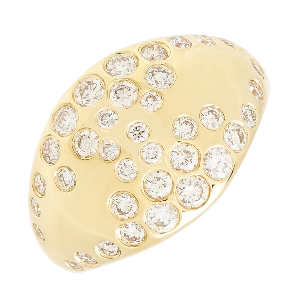 Diamond Bezel Fashion Band in 14kt Yellow Gold (1ct tw)