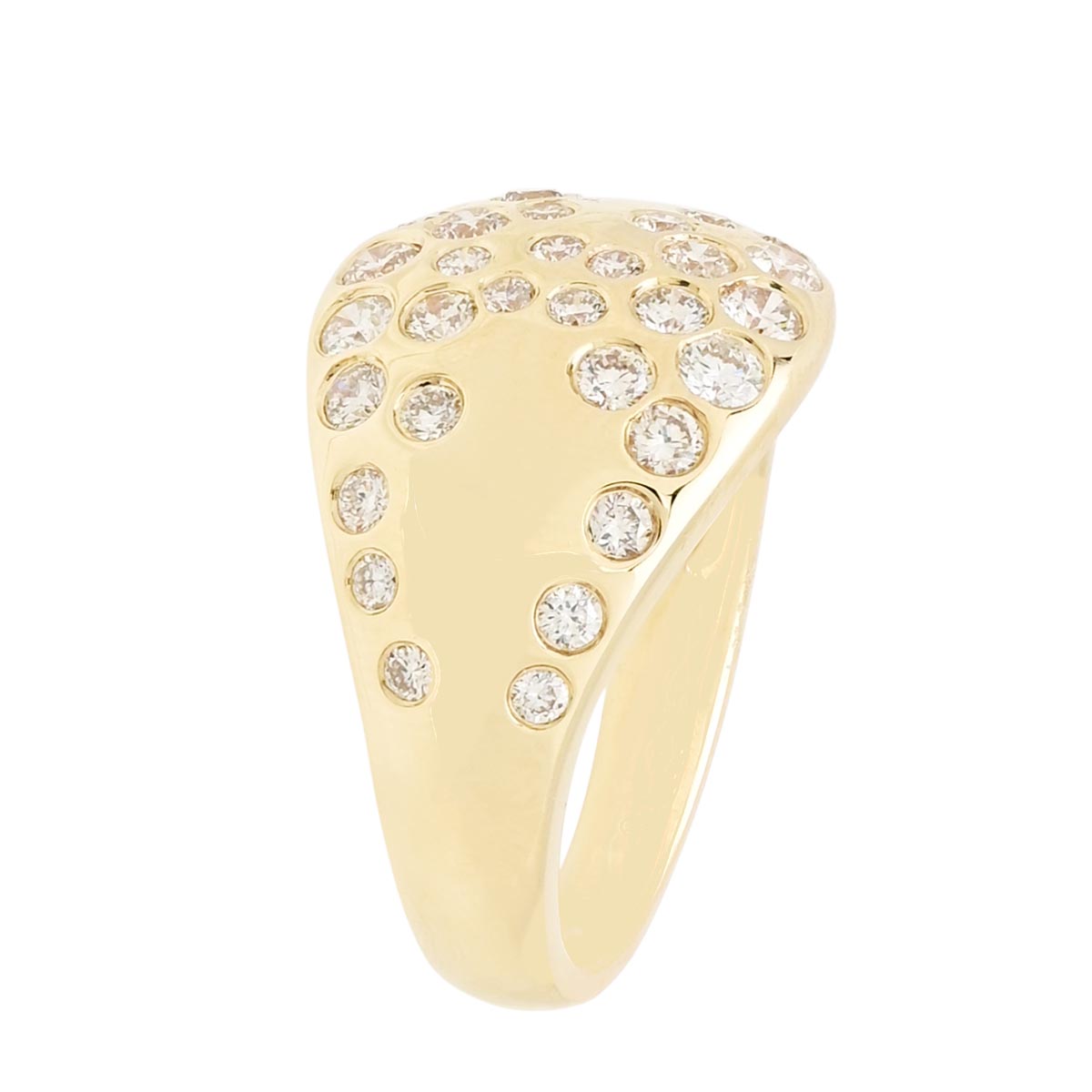 Diamond Bezel Fashion Band in 14kt Yellow Gold (1ct tw)
