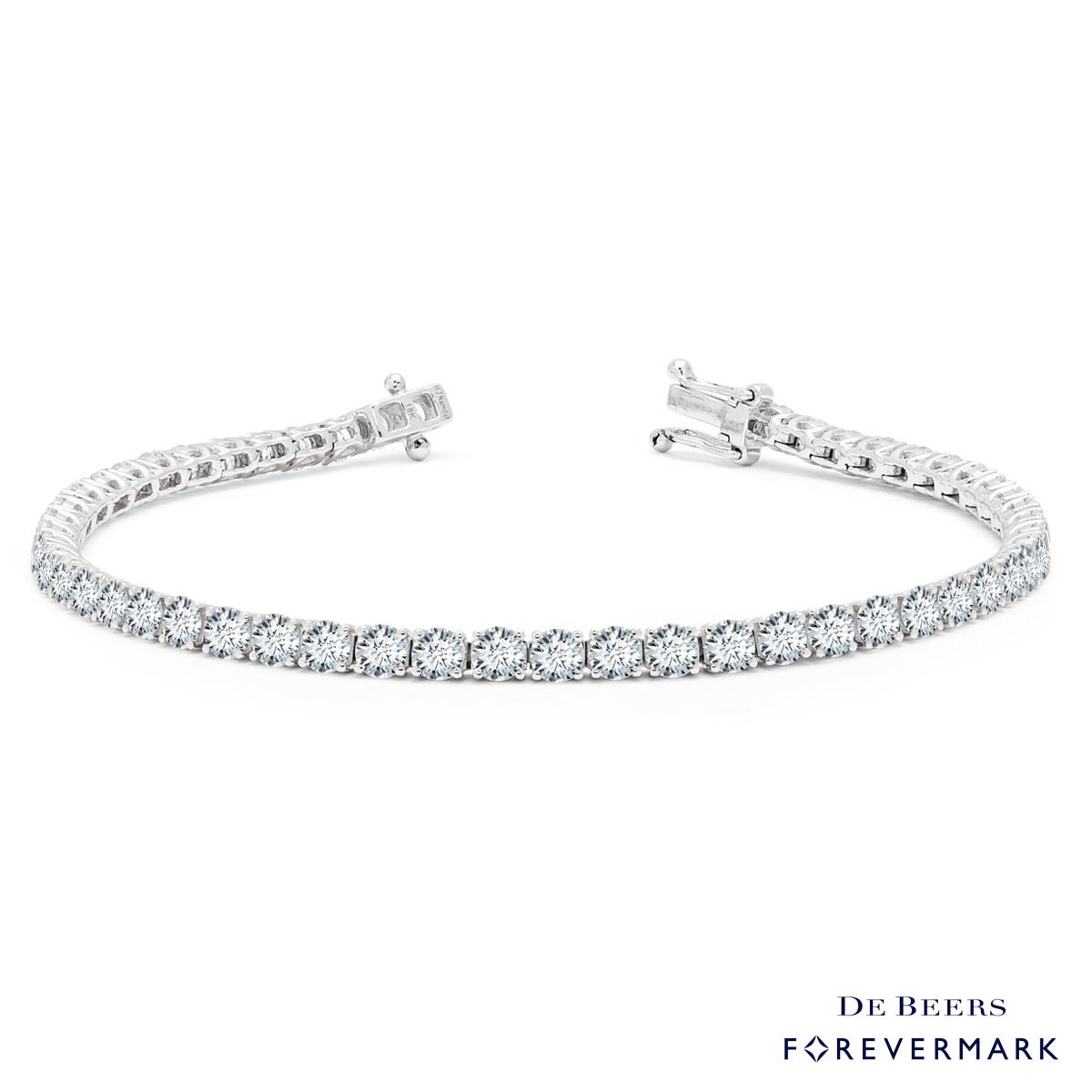 Forevermark Diamond Tennis Bracelet in 18kt White Gold (6 1/2ct tw)