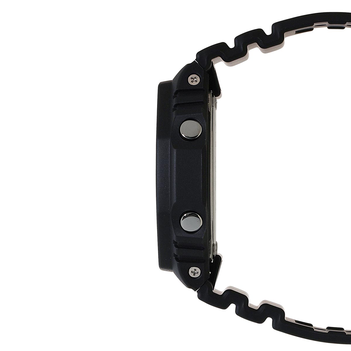 G Shock 2100 Series Mens Watch with Black Dial and Black Resin Strap (solar movement)