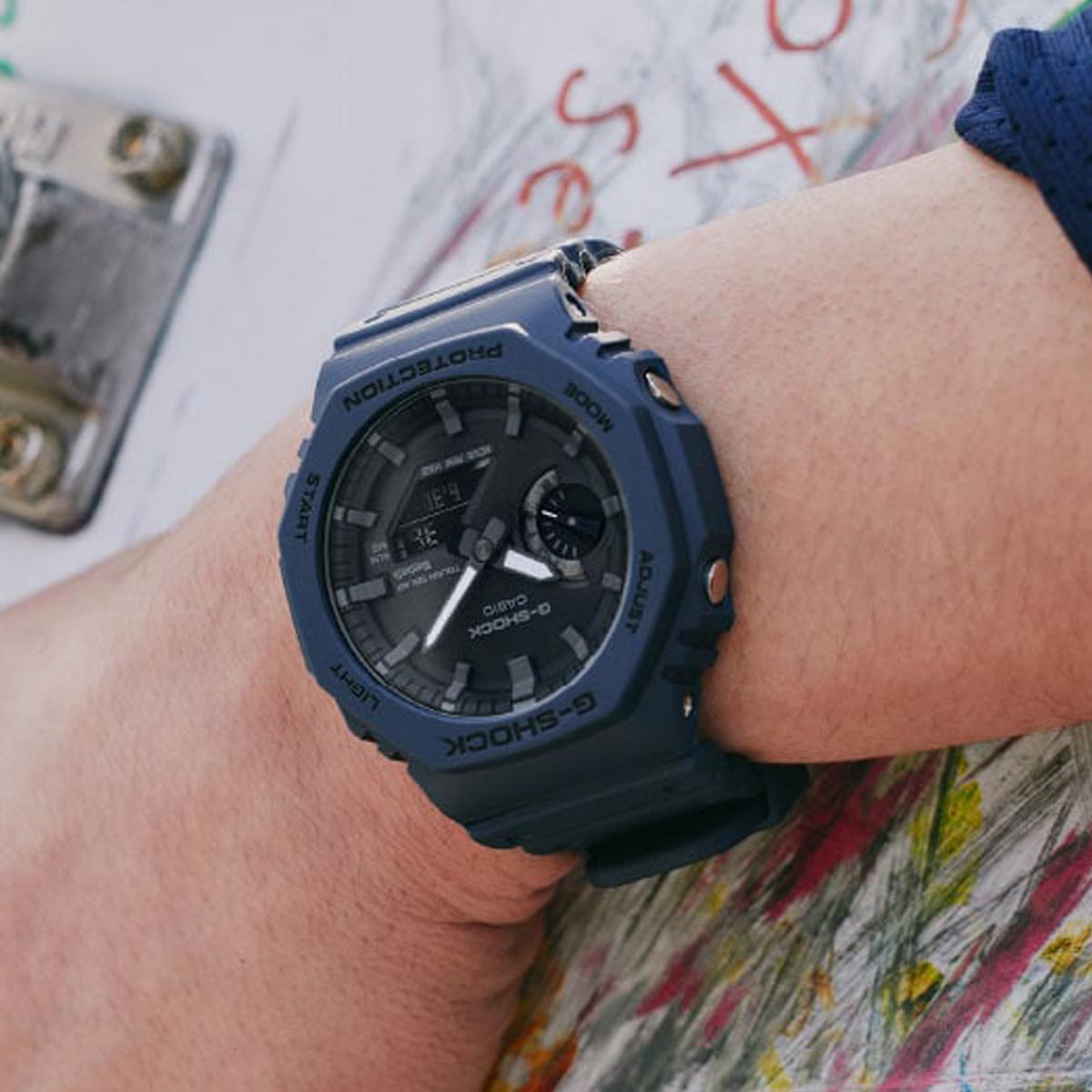 Navy blue 2025 g shock mens