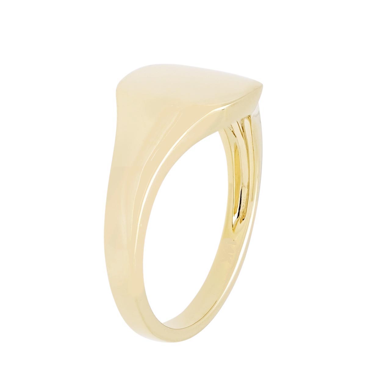 Rectangle Signet Ring in 14kt Yellow Gold