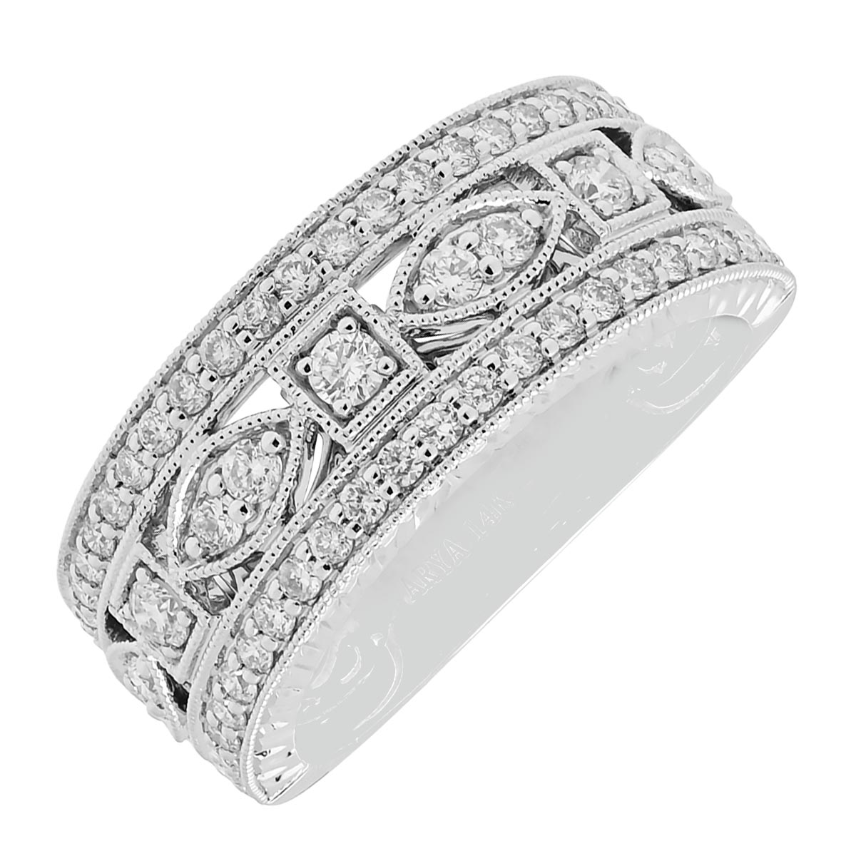 Diamond Fashion Ring in 14kt White Gold (3/4ct tw)