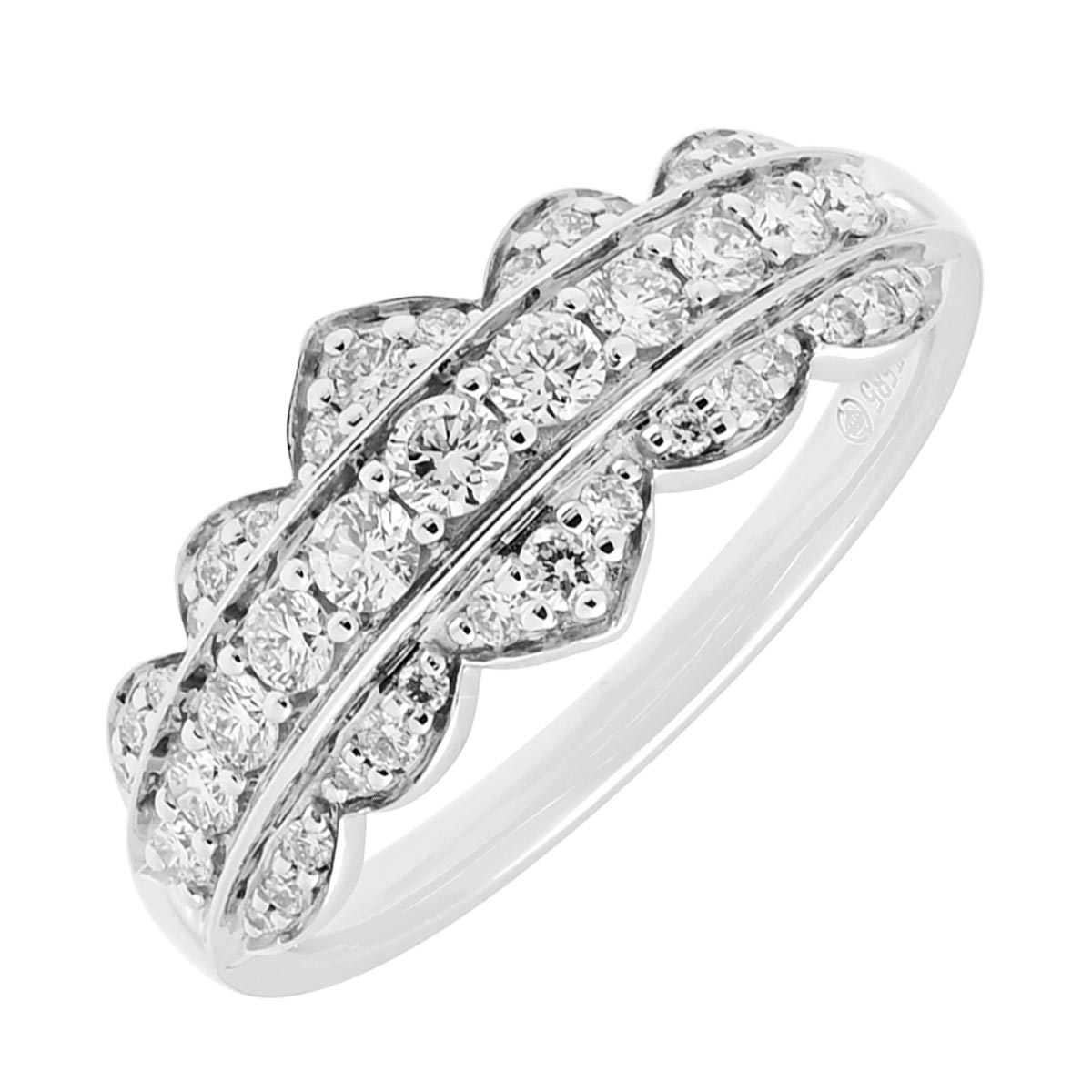 Diamond Fashion Ring in 14kt White Gold (1/2ct tw)