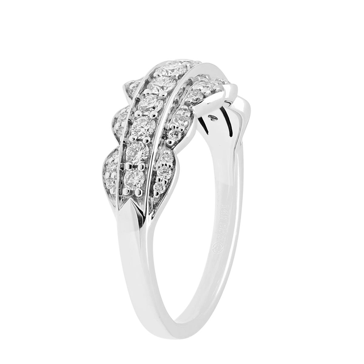 Diamond Fashion Ring in 14kt White Gold (1/2ct tw)