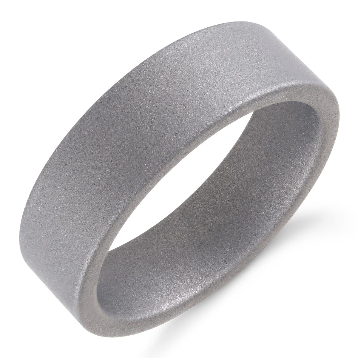 Mens Wedding Band in Tungsten (7mm)