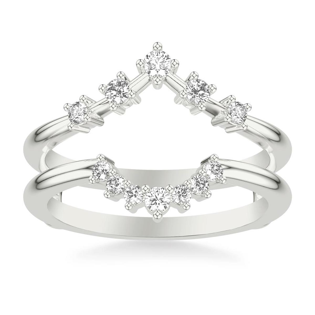 Diamond Contour Insert in 14kt White Gold (1/4ct tw)