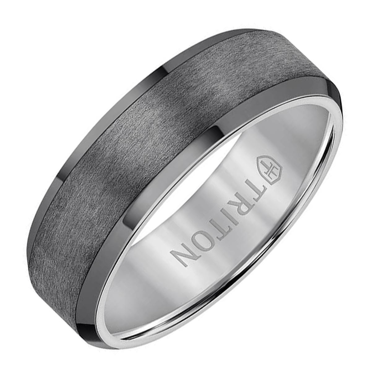Triton Mens Wedding Band in Tantalum (7mm)