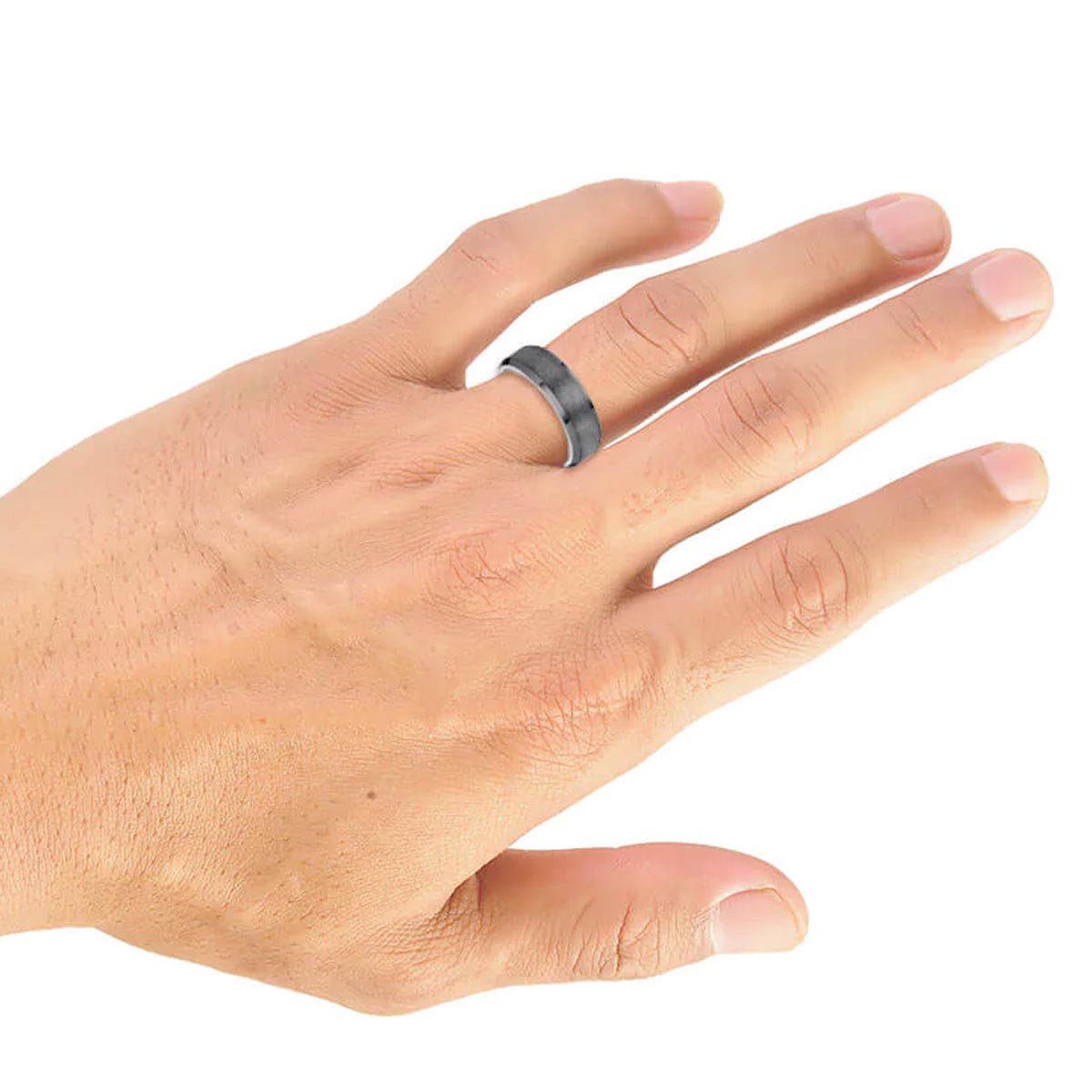 Triton Mens Wedding Band in Tantalum (7mm)