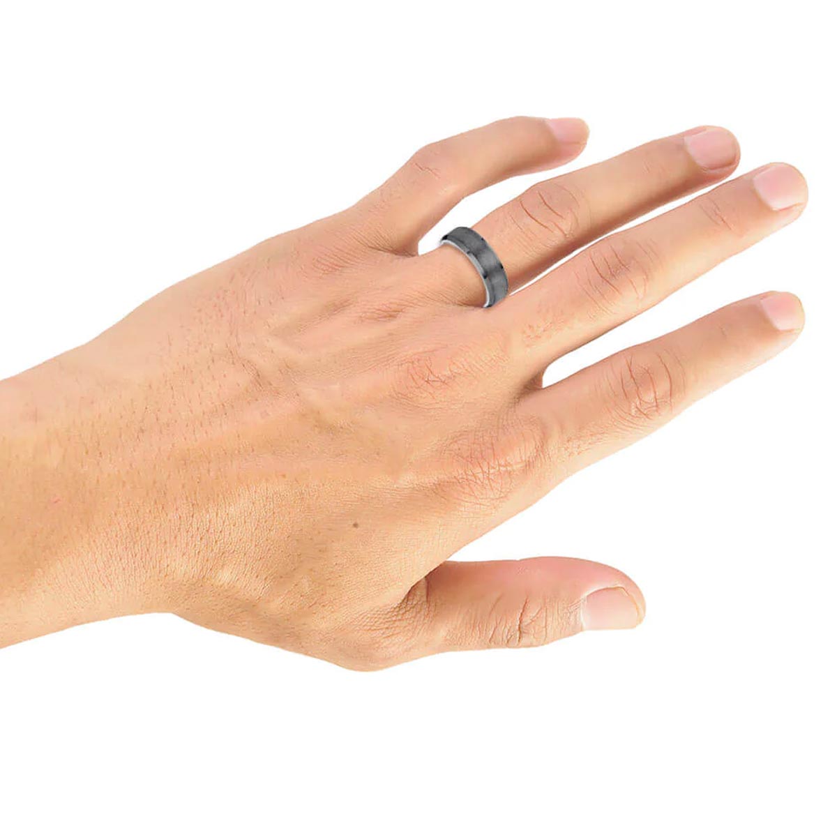 Triton Mens Wedding Band in Tantalum (7mm)