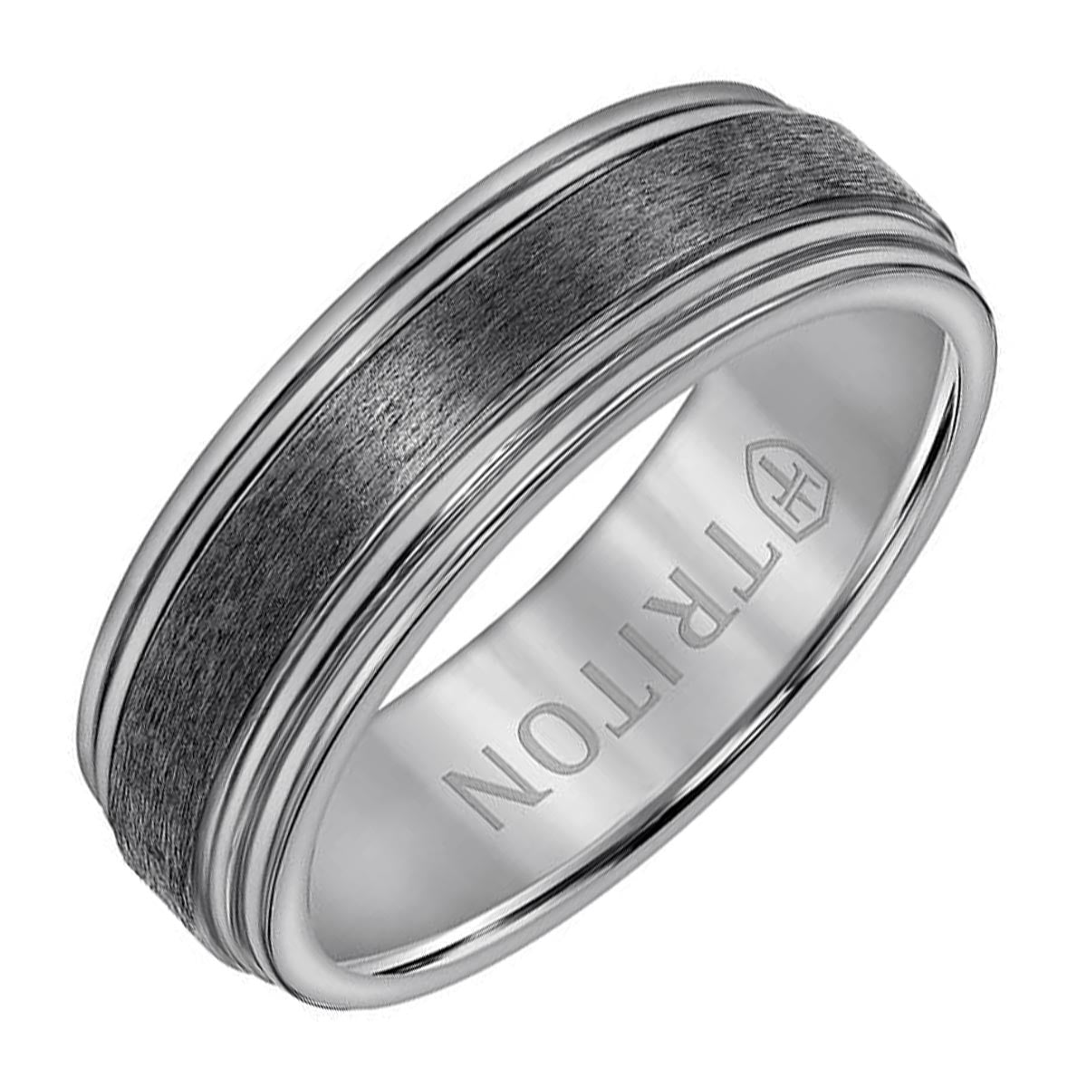 Triton Mens Wedding Band in Tantalum (7mm)