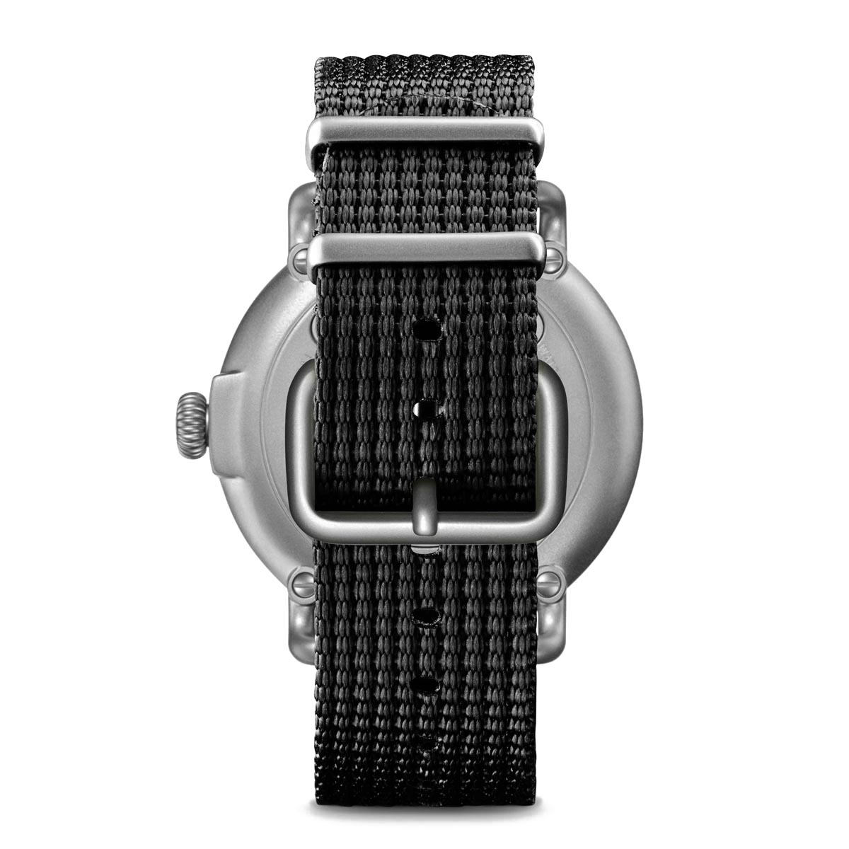 Shinola Runwell Field Mens Watch with Green Dial and Black Nylon Strap (quartz movement)
